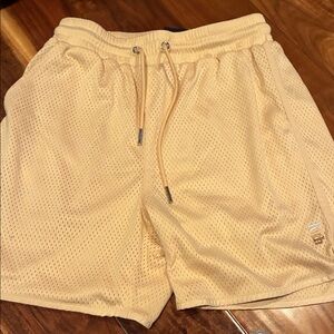 Kith Beige Mesh Athletic Shorts